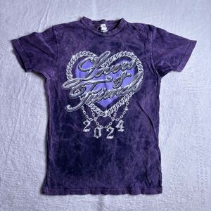 Usher Lovers & Friends Festival 2024 Chain Lineup Purple Shirt‎ Women's Small *